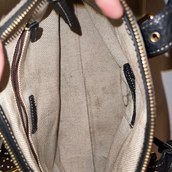 Dooney and Bourke Leather and Jacquard Handbag - Picture 3 of 5